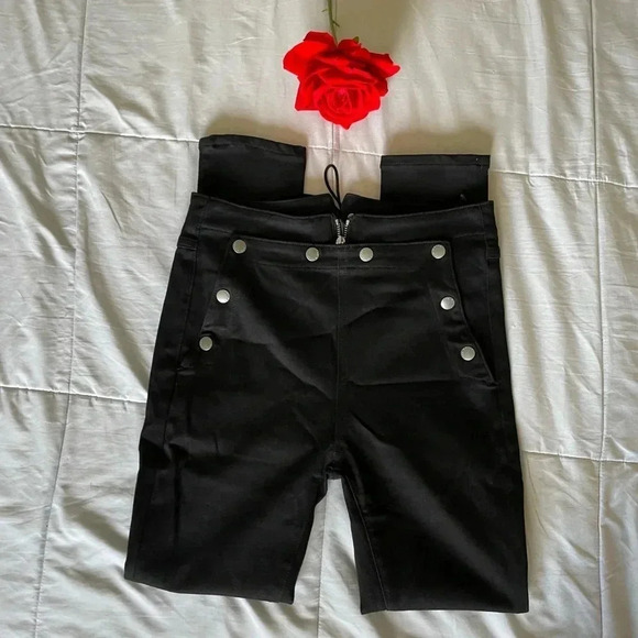 Rag & Bone Penton button laced skinny denim - Picture 6 of 13